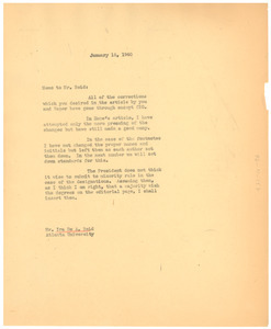 Memorandum from W. E. B. Du Bois to Ira de Augustine Reid