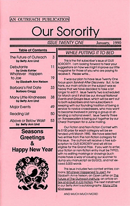 Our Sorority Issue 21 (January 1990)