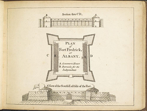 Plan of Fort Frederick at Albany
