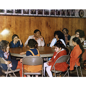 Group seated around a table