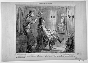 Agamemnon se faisant couronner à huis-clos. - Cérémonie dont la simplicité n'exclut point une certaine majesté.