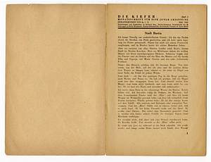 Die Kiefer: Monatsschrift für eine Junge Gesinnung, Heft 3 May 1933