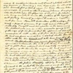 Letter to John C. Warren from Dr. Benjamin Barrett