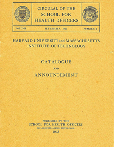 Harvard School of Public Health catalog and announcement