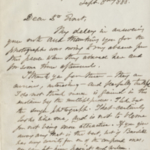 Letter from Oliver Wendell Holmes to Harold C. Ernst