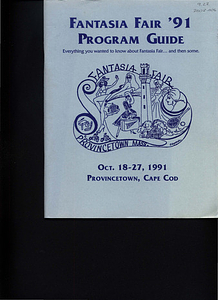 Fantasia Fair Program Guide (Oct. 18 - 27, 1991)