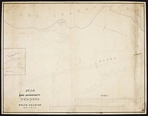 Plan of the Lake Quanapowitt Railroad in South Reading.