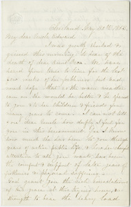 Eunice Huntington letter to Edward Hitchcock, 1863 May 30
