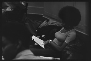 Photographs of two Black Studies classes in session, 1972 October