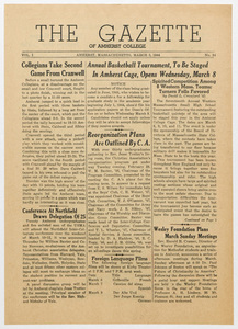 The gazette of Amherst College, 1944 March 3