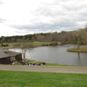 School kids visiting Smith Paradise Pond