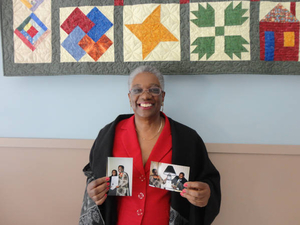 Beverly Harris at the Stoughton Mass. Memories Road Show