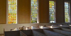 Interior of First Parish in Wayland