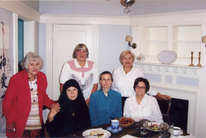 Family gathering--Edna Roman and her daughters