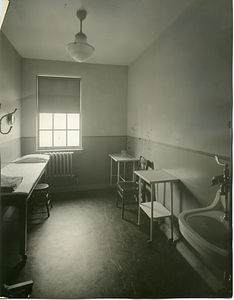 Typical examining room, O.P. Building