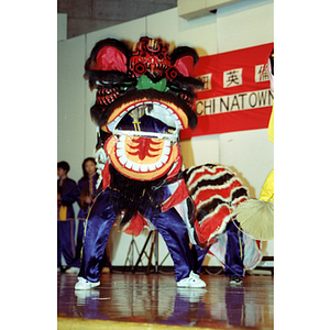 Chinese Dragon performance at Labor Day Fair in Chinatown