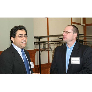 Two men at the Training Future Innovators Entrepreneurs Panel