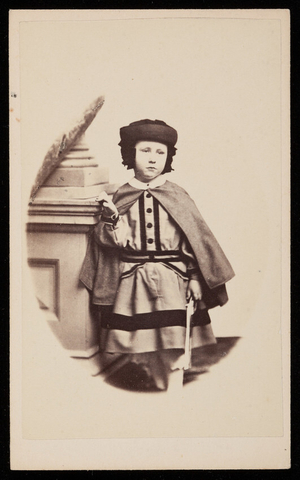 Studio portrait of unnamed child, Boston, Mass., undated