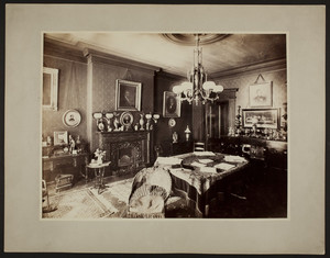 View of dining room, Mrs. Theodore Chase House