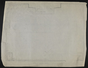 Plan of Dining Room, undated