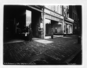 Sidewalk at 276-286 Boylston Street, Boston, Mass., October 10, 1919