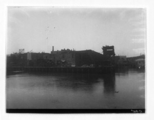 View of docks from the water