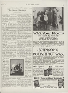 Advertisement for Johnson's Polishing Wax, S.C. Johnson & Son, Racine, Wisconsin, January 1924