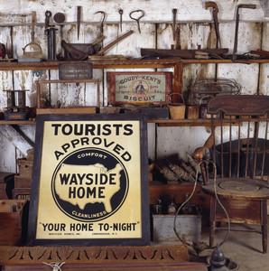 Tourists Approved sign, Castle Tucker, Wiscasset, Maine