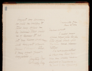 Thomas Lincoln Casey Letterbook (1888-1895), Thomas Lincoln Casey to [Henry L.] Abbot, June 29, 1892