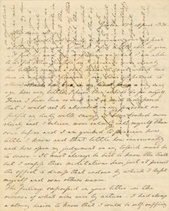 Letter from Margaret Fuller to Mary Peabody, 17 April 1836