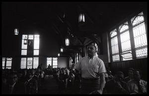 Question from the audience at the Youth, Non-Violence, and Social Change conference, Howard University