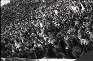 Hollywood Speedway Rock Festival: shot of the crowd from the stage