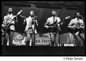 Chambers Brothers performing at the Newport Folk Festival