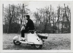Lambretta in the Bois de Boulogne