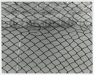 Chain link along canal