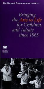 Bringing the arts to life for children and adults since 1965