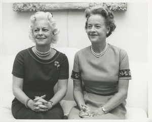 Margaret Milbank Bogert and an unidentified woman