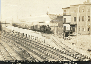 Siding between Boston Street and Dorchester Avenue