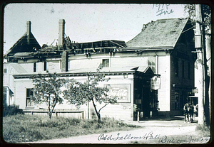 Fire, Old Fellows Hall, Lincoln Ave