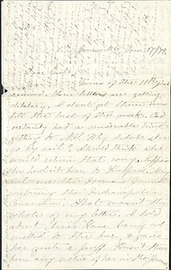 Lavinia Goodell letters to Sarah M. Thomas