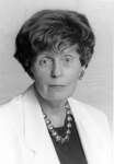 Portrait of Suffolk University Professor Catherine T. Judge (Law), photograph, 1995