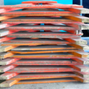 Stacked Parking barriers