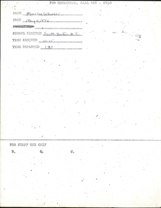 Citywide Coordinating Council daily monitoring report for South Boston High School by Marilee Wheeler, 1976 May 11