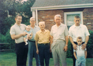 Four generations of Rockwell men
