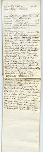 Tewksbury Almshouse Intake Record: Turner, Mary