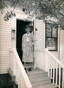 Martha Robinson at home at 582 Commercial Street