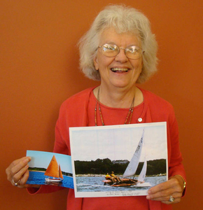 Kathleen Murray at the Falmouth Mass. Memories Road Show