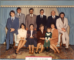 Graduation family picture, 1984