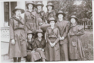 Stoneham Girl Scouts 1917--Eagle Patrol