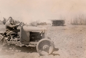 Father and son on 'Old Wilson Farm'